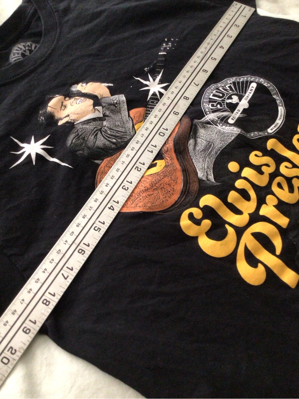 Elvis Presley Sun Record Company Graphic Black Tee - Medium - Picture 5 of 7